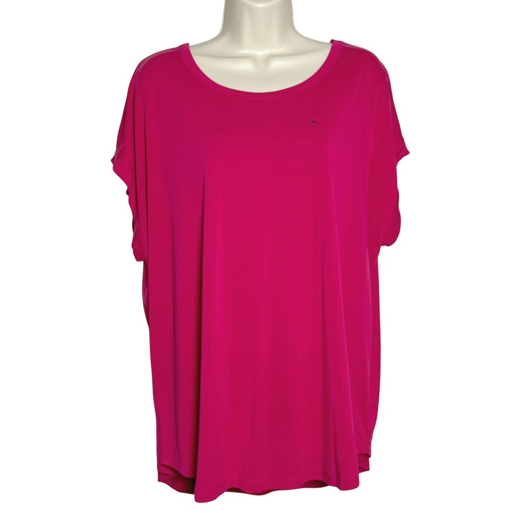 Maurices NEW 24/7 Shirt XL Pink Modal‎ Soft Basics Flowy Casual